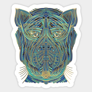 Weird abstract animal face #1 Sticker